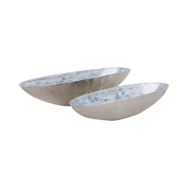S/2 20/23" Oval Metal Bowl image number 1