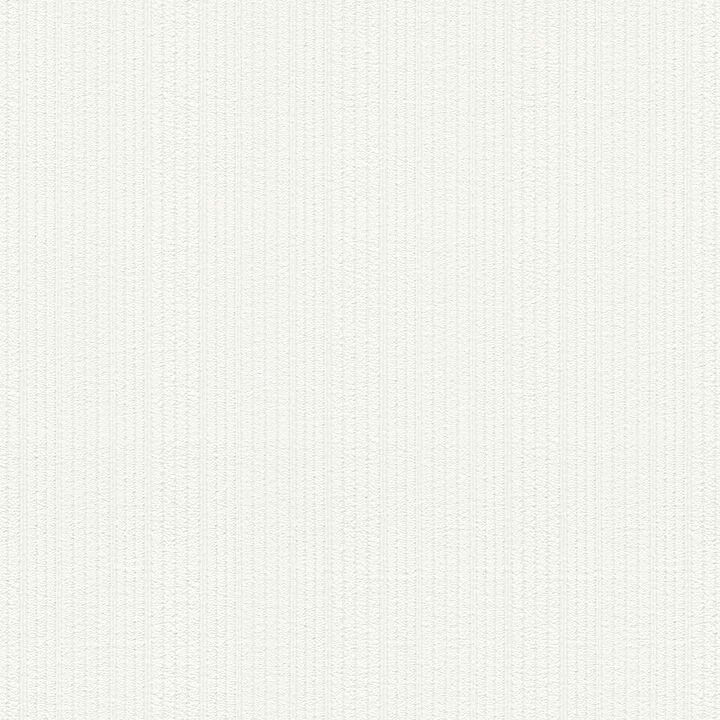 Samuel White Paintable Textured Stripe Wallpaper