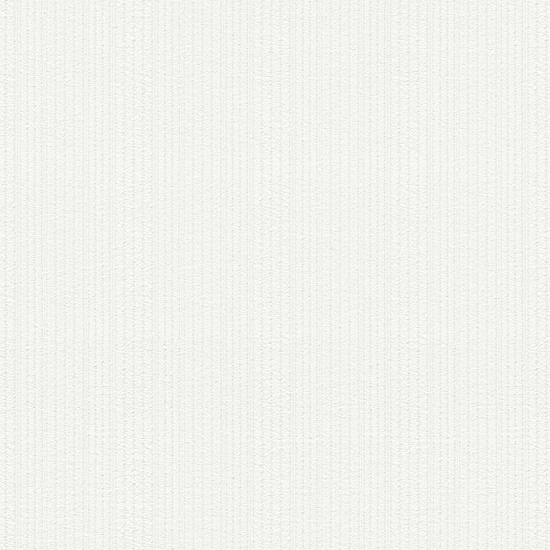 Samuel White Paintable Textured Stripe Wallpaper image number 0