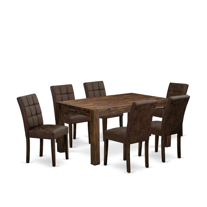 7 Piece Dining Table Set contain A Dinning Table