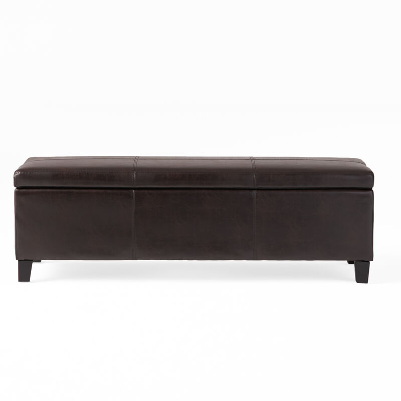 Merax Merax PU Leather Home Storage Ottoman image number 0