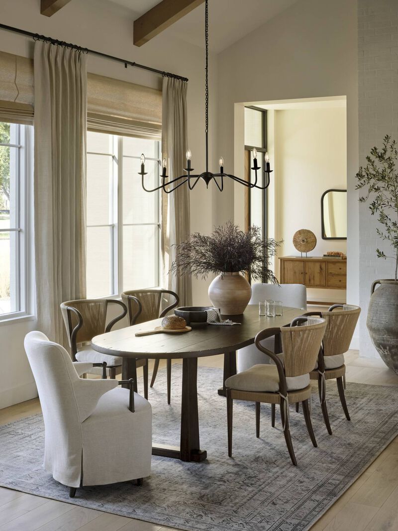 Amira Broadway Dune Armless Dining Chair