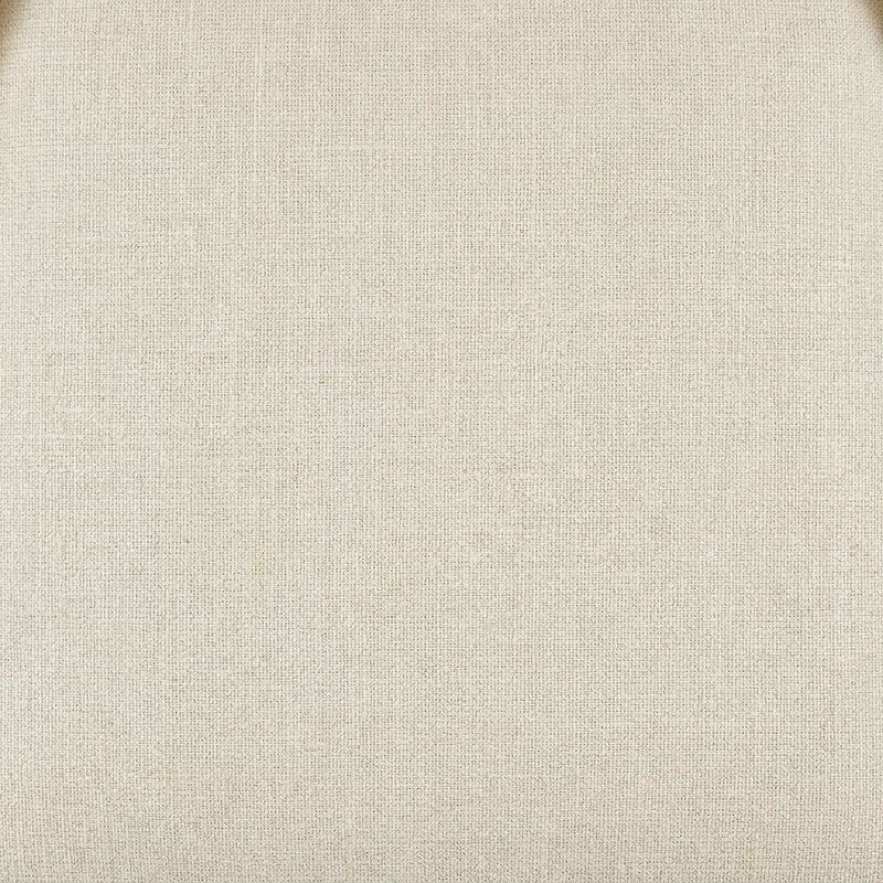 Fabric Upholstered Dining Chairs with Arms, Beige, Set of 4 image number 6