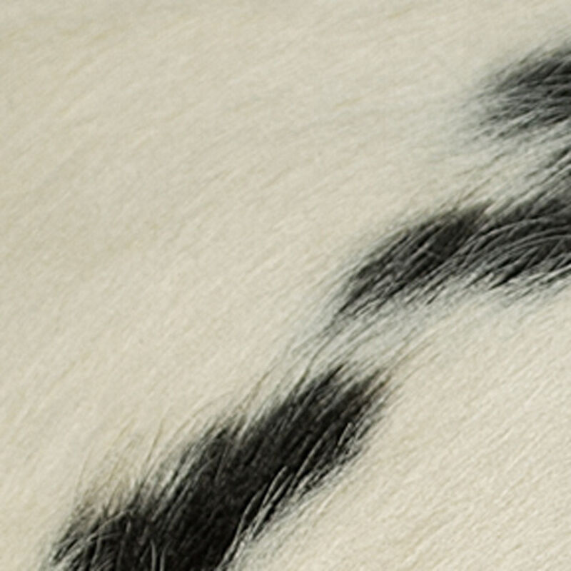 Square Cowhide Throw Pillow Cover for Rustic, Farmhouse, or Modern Decor