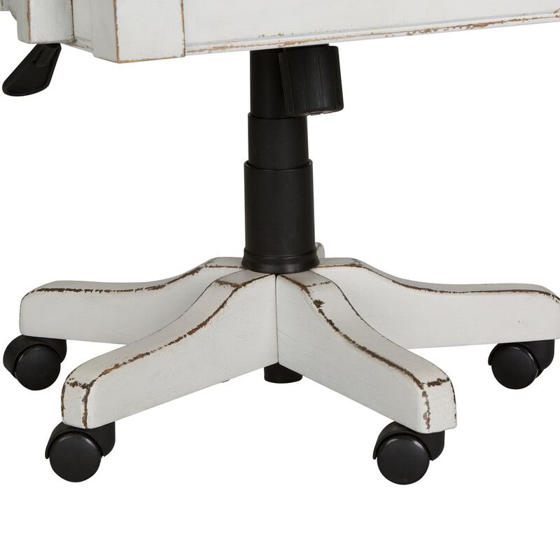 Liberty Furniture Magnolia Manor Jr Executive Desk Chair in Antique White image number 3