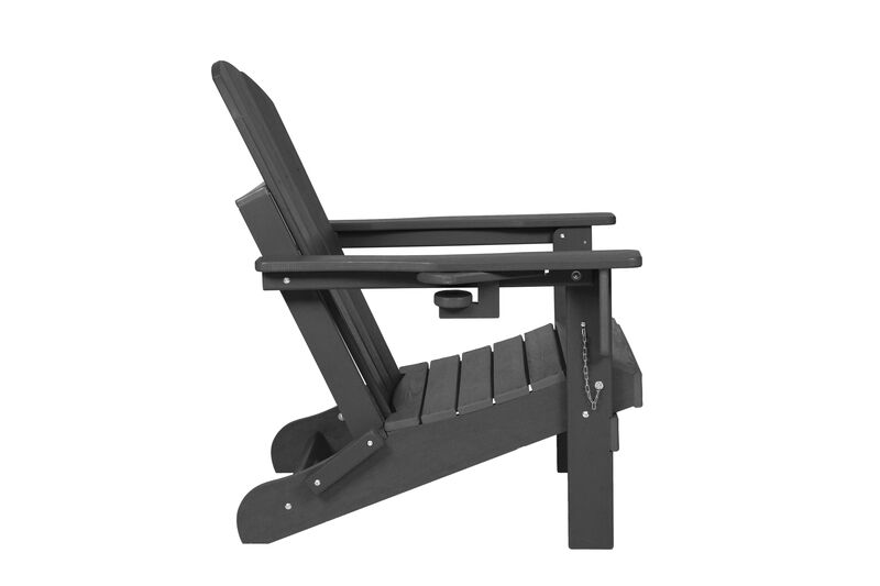 Hivvago Adirondack Chair with Dual Cup Holders image number 9