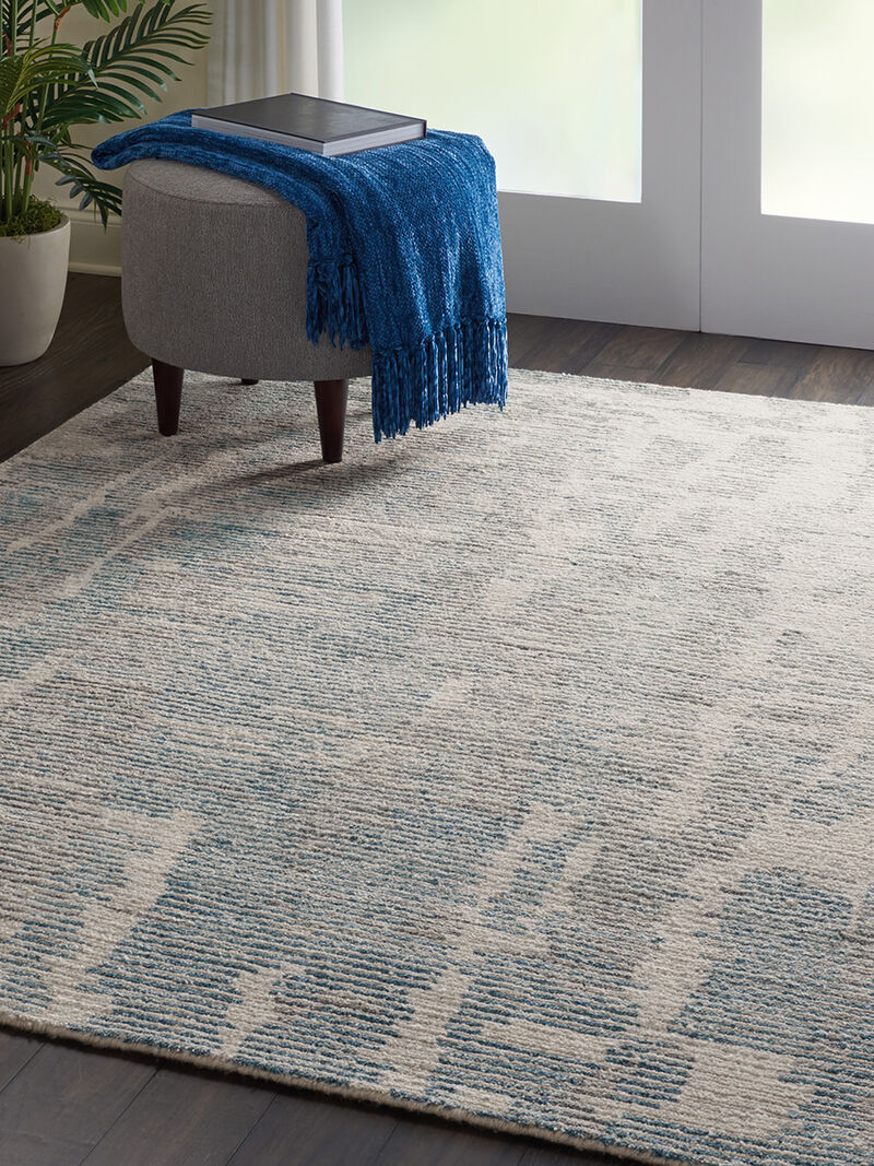 Ellora ELL01 Blue 5'6" x 7'5" Rug image number 7