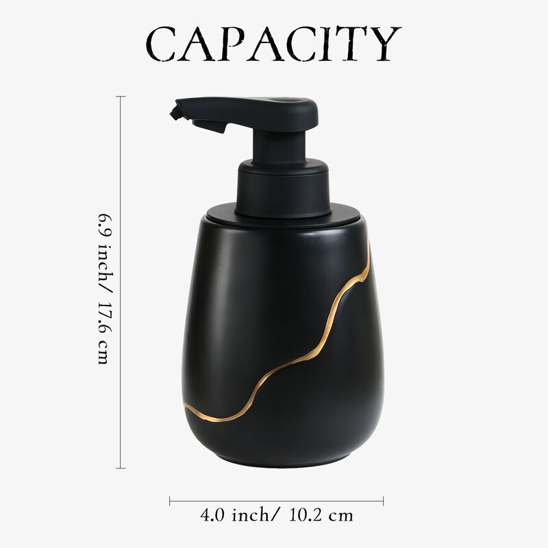 Nordic Garden Automatic Foaming Soap Dispenser Recycled Eco-Clay image number 2