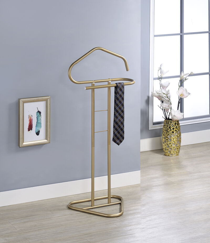 Kings Brand Furniture - Kalblins Metal Clothing Wardrobe Suit Valet Rack Stand image number 1