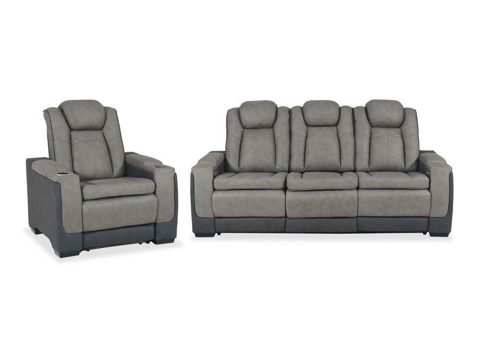 Lantana 2 Piece Living Set- Sofa & Recliner