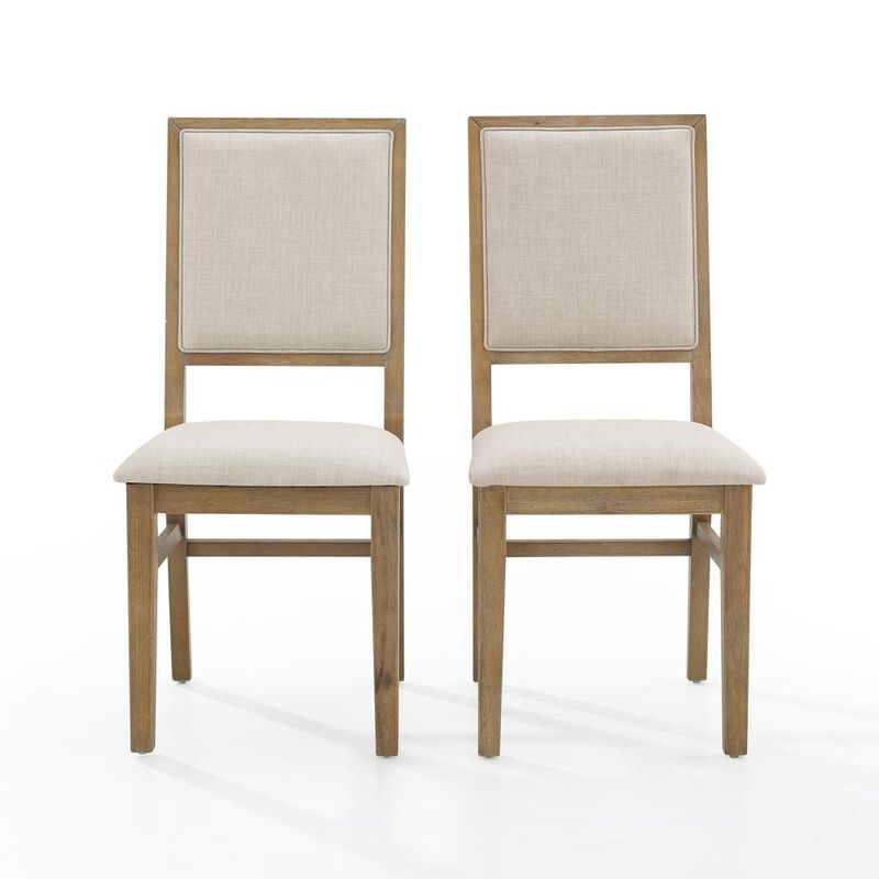 Crosley Furniture Joanna 2-Piece Upholstered Back Dining Chair Set