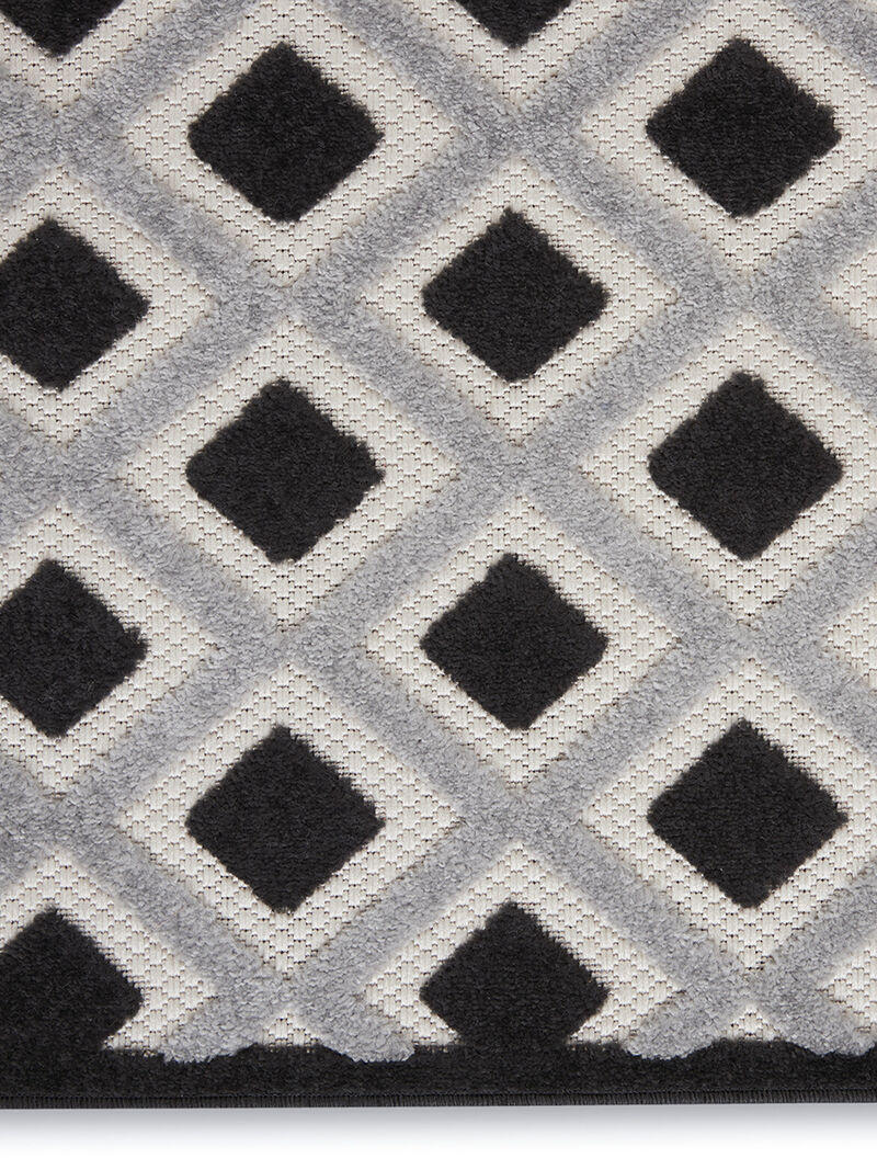 Aloha ALH26 Black/White 9' x 12' Rug