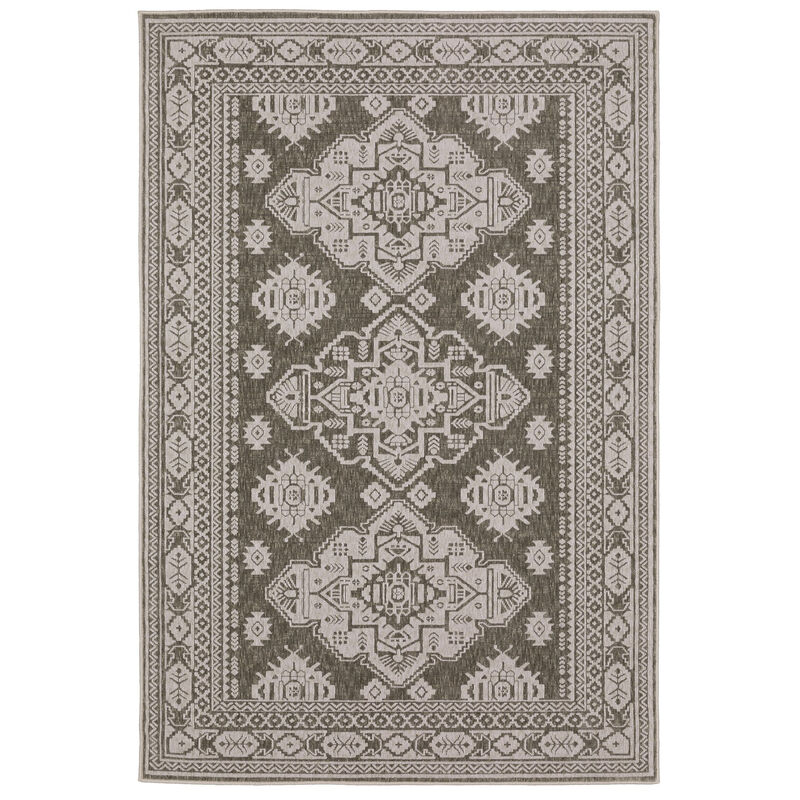 HomeRoots Medallion Area Rug image number 0