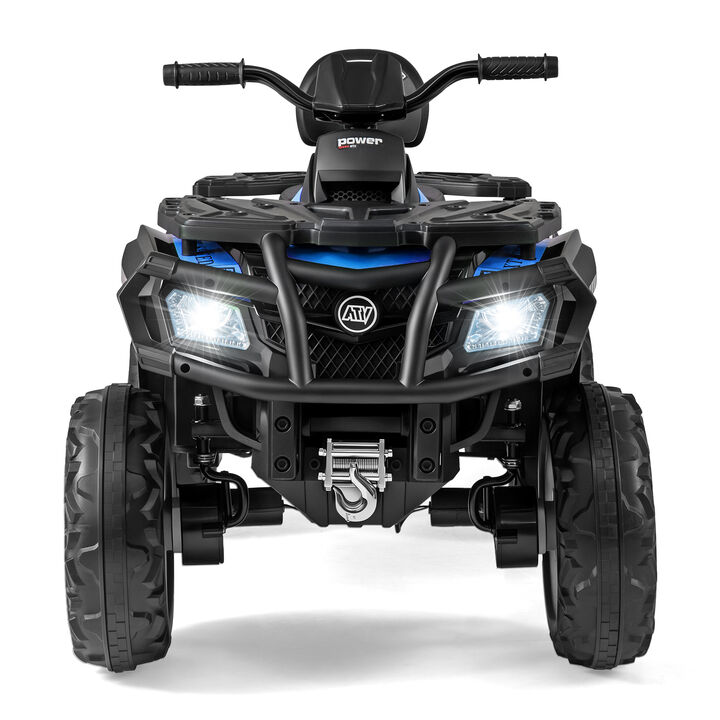 24V Two Seater Kids ATV Vehicle with 4 Motors Music and LED Light Features