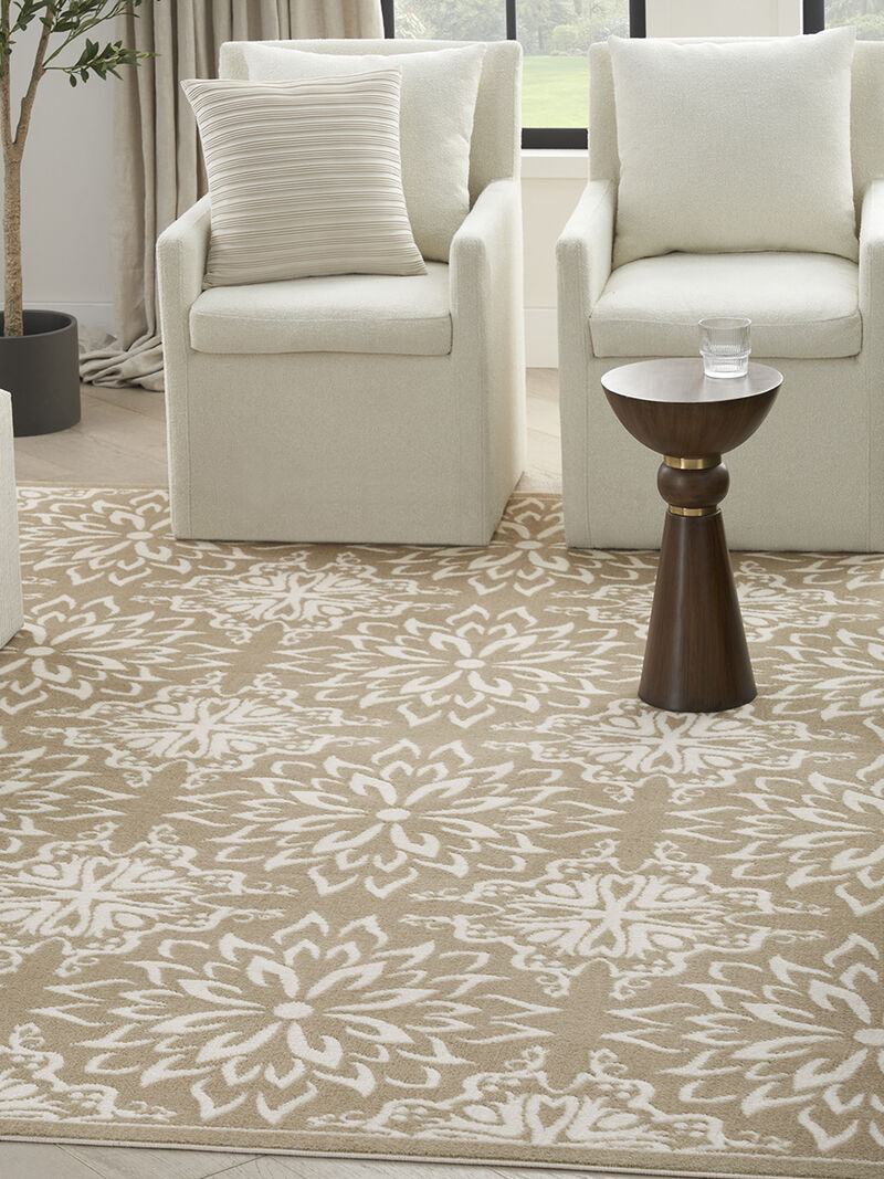 Jubilant JUB06 Taupe 7' x 10' Rug