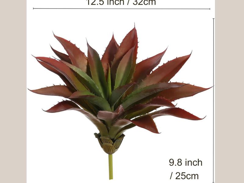 Green Artificial Succulent Plants Real Touch Wedding Centerpiece Decor image number 2