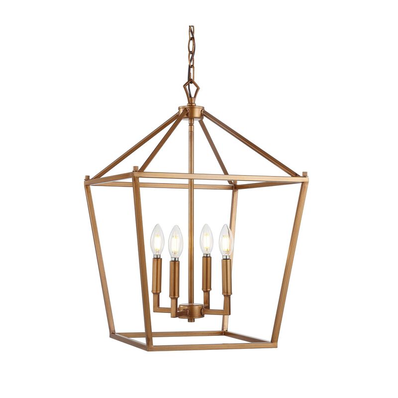 PagodaBulb Lantern Metal LED Pendant