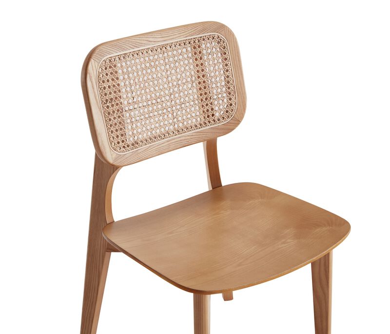 Versailles Brown Square Dining Chairs (Set of 4)