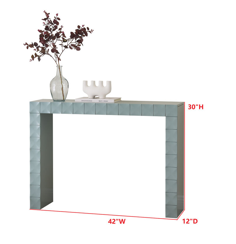 Kings Brand Furniture Turlock Wooden Console Table , Minimalist Sofa Table, Side Table, Entryway Table and Display Table image number 3