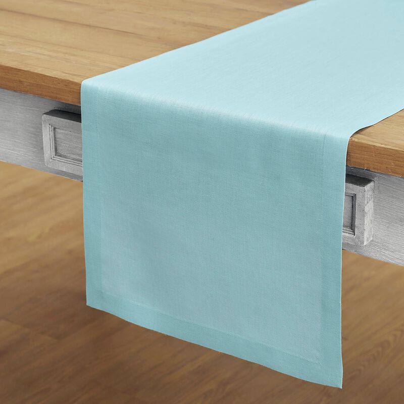 Solino Home Fete 100% Linen Table Runner &ndash; Handcrafted, Machine Washable, Perfect for Holiday and Everyday Dining