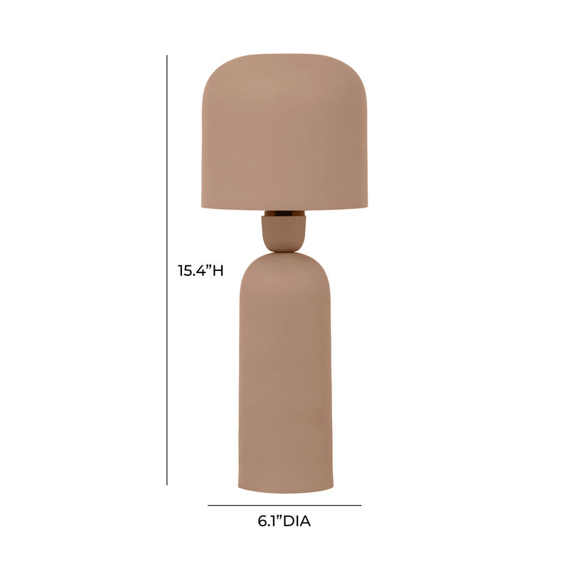 Shroom Terracotta Metal Table Lamp
