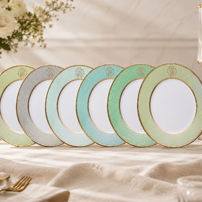 Soup Plate LIZZARD Set of 031 Steel diam. 8.66" image number 2