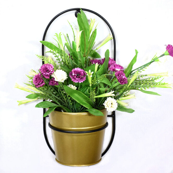 Handmade 100% Iron Round Modern Copper Coated Color 4.4 x 4.6 x 4.6 Inches Planters Pot 1006 BBH Homes