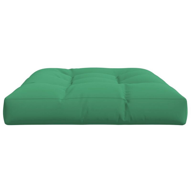 Moni Outdoor Cushion for Bench, Tufted Design, Green Fabric, 47 Inch - Benzara