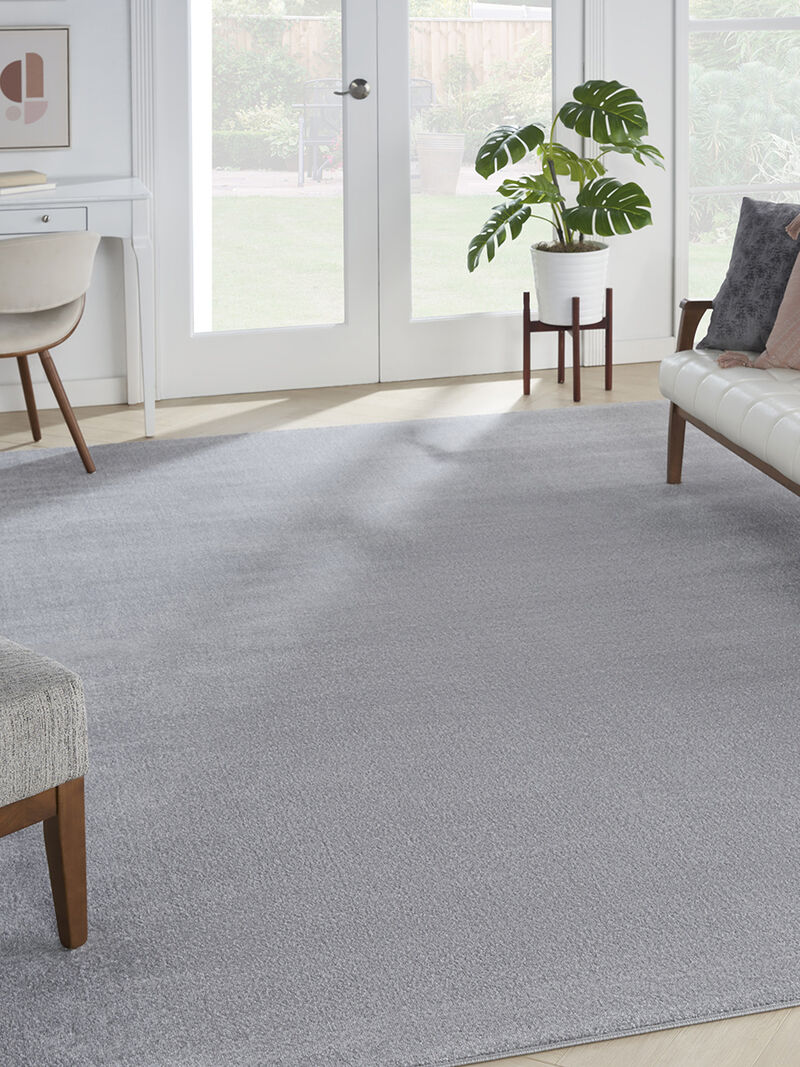 Nourison Essentials NRE01 Silver/Gray 9' x 12' Rug