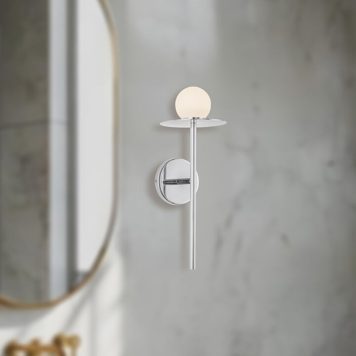 Elixir 16-in Damp-Rated Dimmable LED Wall Sconce