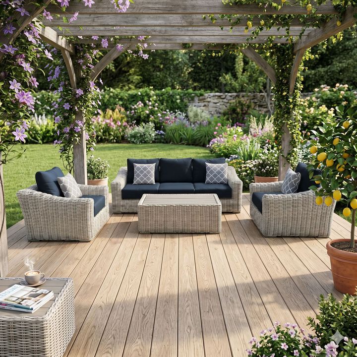 Teva Outdoor Patio Sectional Sofa Set
