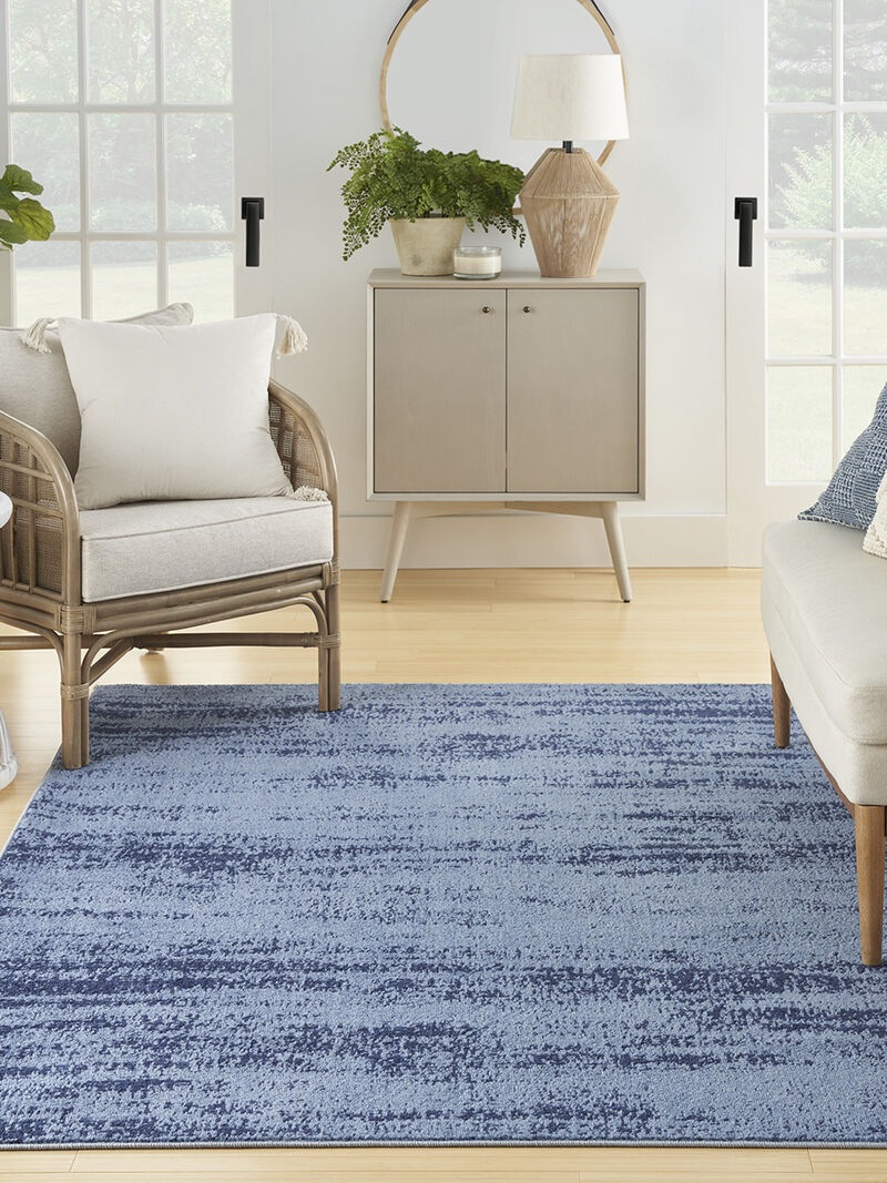Nourison Essentials NRE03 Denim 5' x 7' Rug