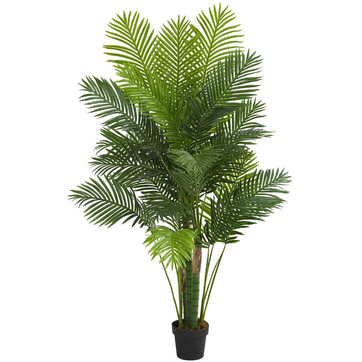 HomPlanti 6 Feet Hawaii Palm Artificial Tree
