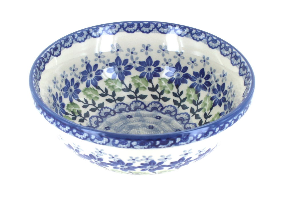 Blue Rose Polish Pottery Sunshine Grotto Cereal/Soup Bowl
