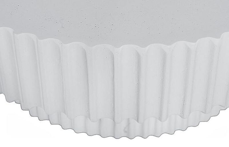 Vetra White Stone Coffee Table image number 3