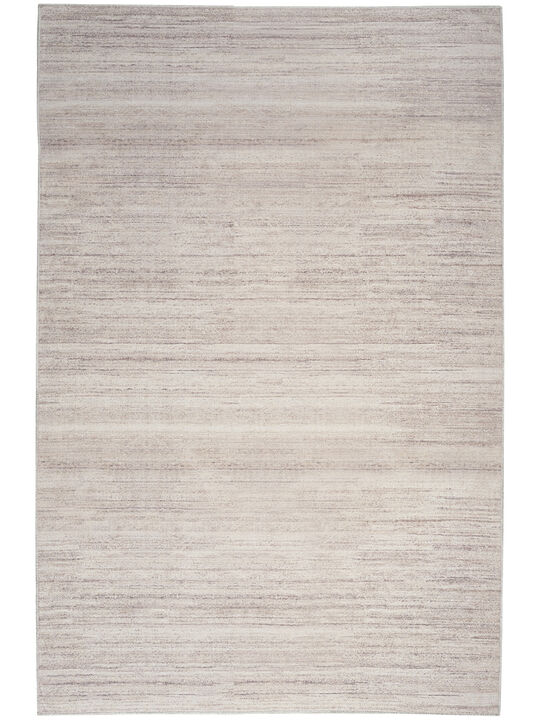 Washable Essentials WAE01 Ivory/Mocha 4' x 6' Rug