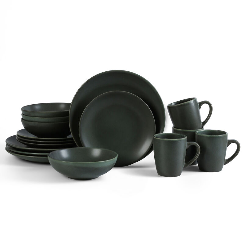 Stone Lain Grao Stoneware 16 Piece Dinnerware Set