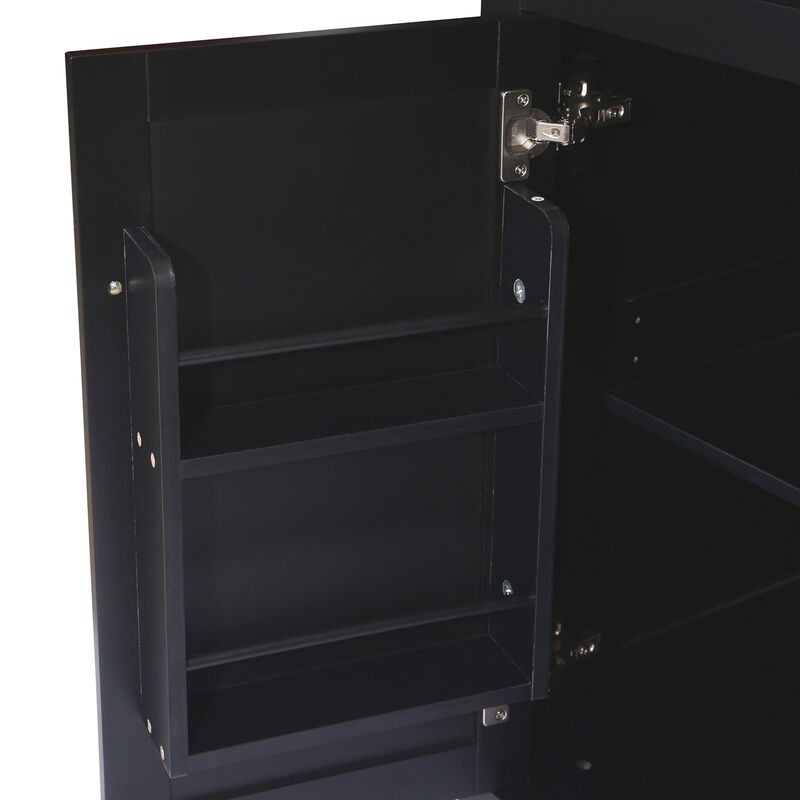 ELEMENT ACE Kitchen Cart with Adjustable Storage Shelves image number 5