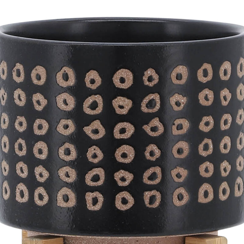 Ceramic 5" Planter On Stand