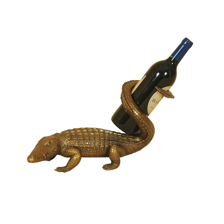 Twisted Crocodile Wine Holder