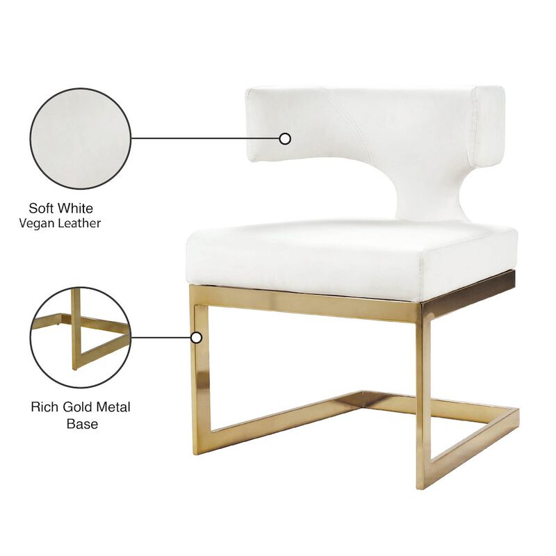 Meridian Furniture Alexandra Green Velvet Dining Chair