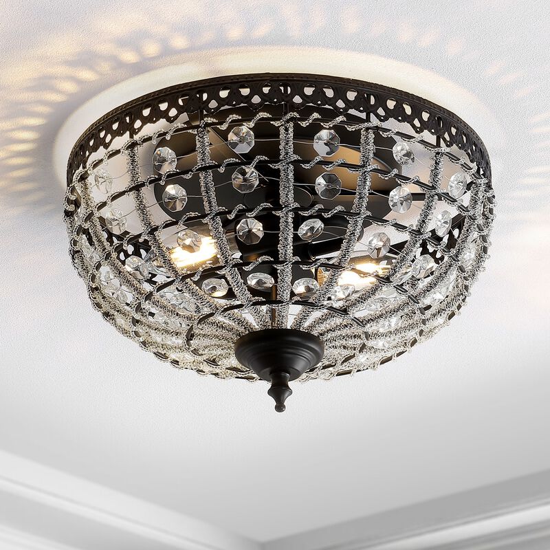 Anita Low-Ceiling Metal/Acrylic LED Flush Mount