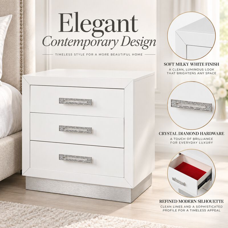 Selmoraine 3-Drawer Nightstand image number 3