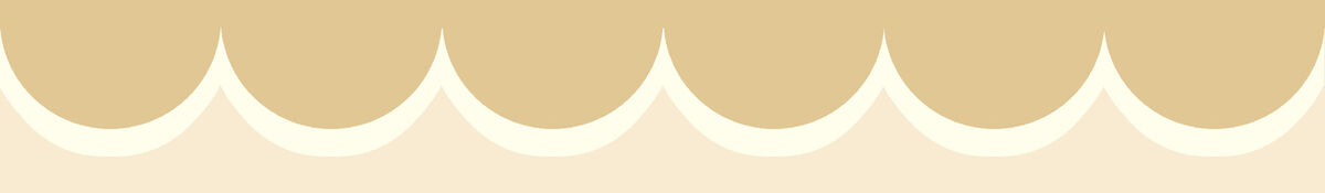 Linen Scallop Wallpaper Trim