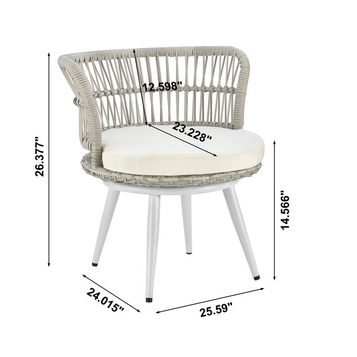 Monaco Cream Patio Set