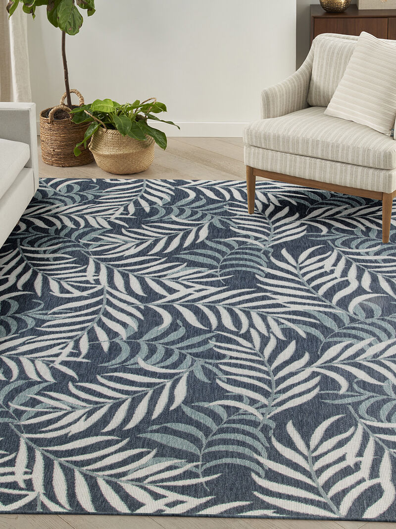 Garden Oasis GOA01 Navy 9' x 12' Rug