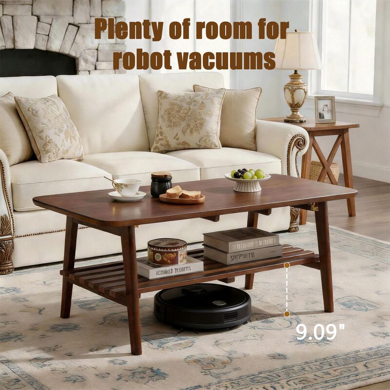 Gerkar Space-Saving Foldable Coffee Table image number 4