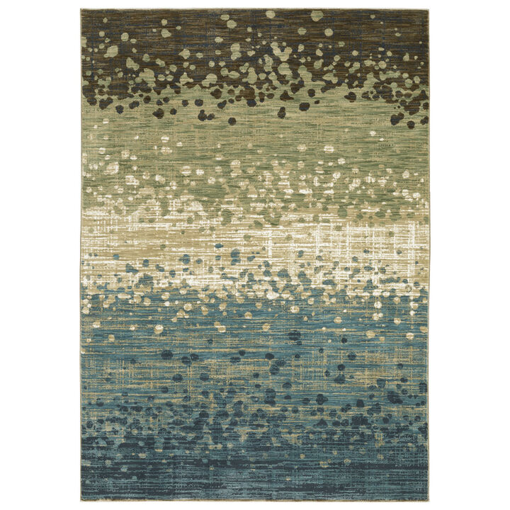 HomeRoots Abstract Area Rug