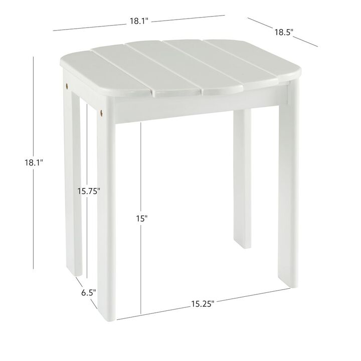 Red Adirondack End Table