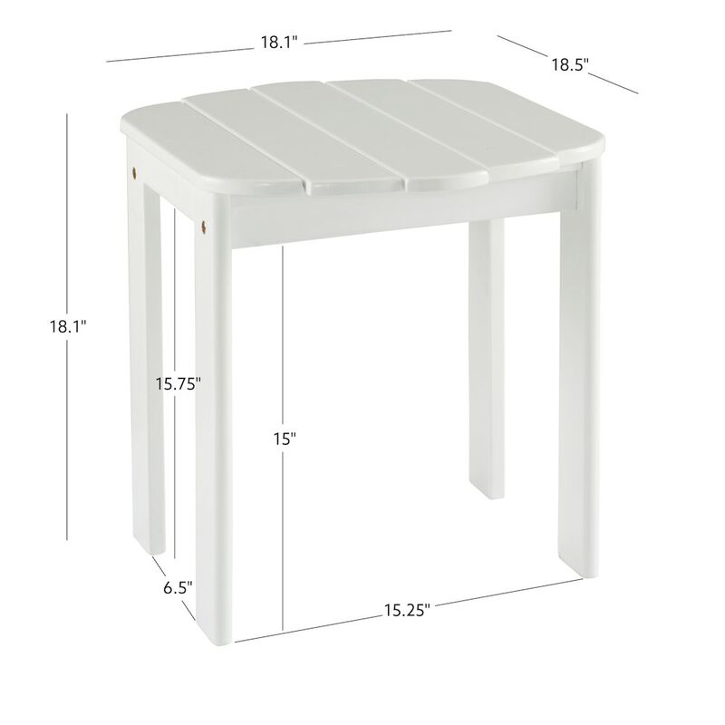 Red Adirondack End Table image number 0